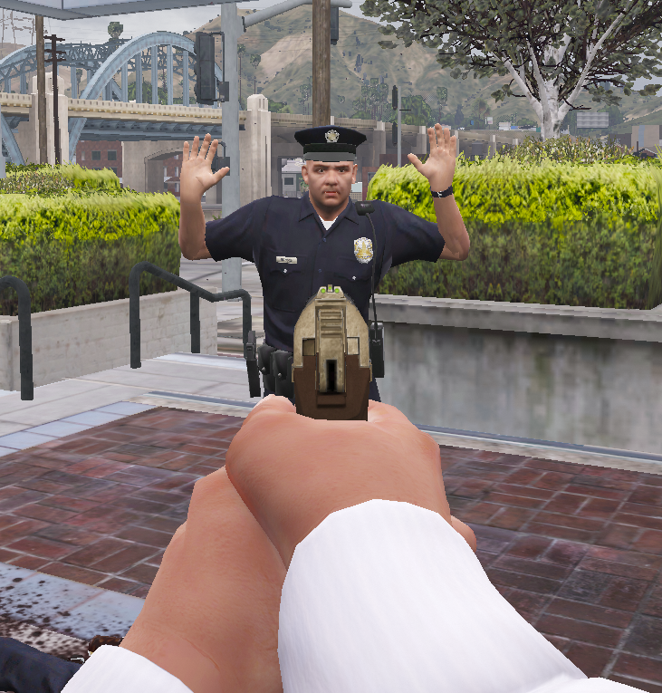 how to surrender to police in gta 5 online